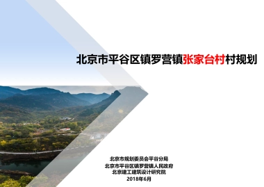 北京罗营镇张家台村美丽乡村规划（北京建工）