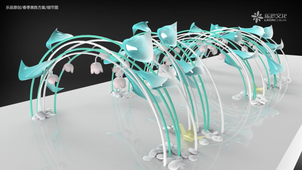 2019邂逅春蒂芙尼蓝主题美陈方案_第10页