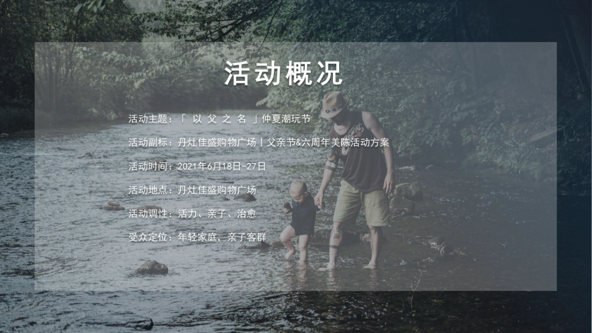 丹灶佳盛购物广场 父亲节&六周年美陈活动方案_第8页