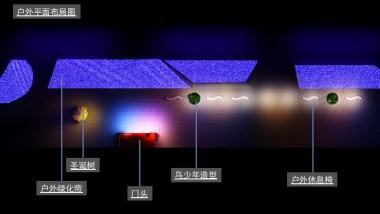 恒泰广场美陈设计方案