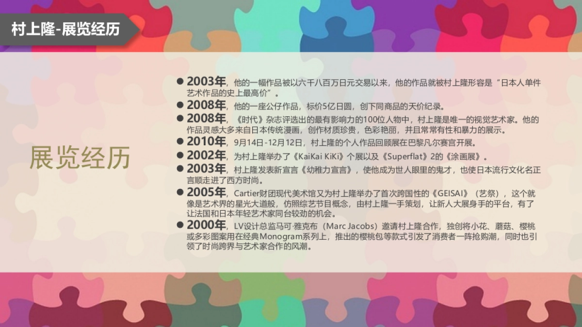 现代霓虹艺术展览（草间弥生、村上隆藏品）活动策划方案_第10页