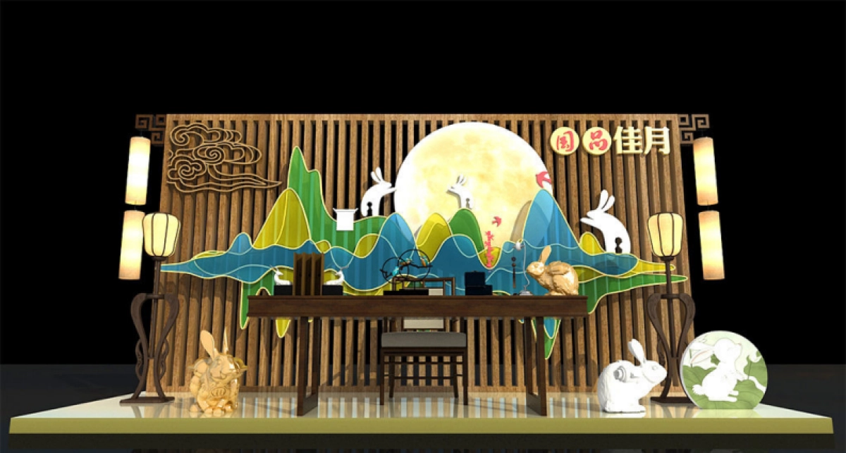 中秋节美陈效果图_第6页