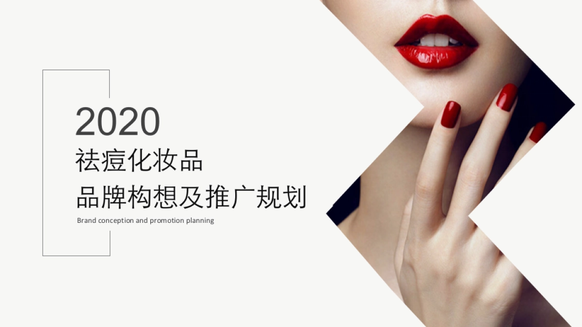 2020祛痘化妆品品牌构想及推广规划方案_第1页