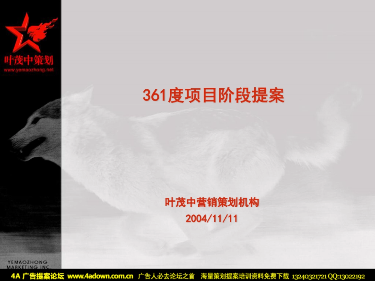 2004三六一度项目阶段提案圣诞元旦促销活动方案-叶茂中-54P_第3页