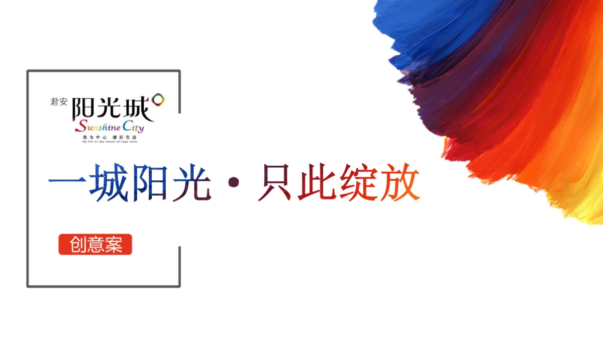 2017君安阳光城样板间开放活动提案_第1页