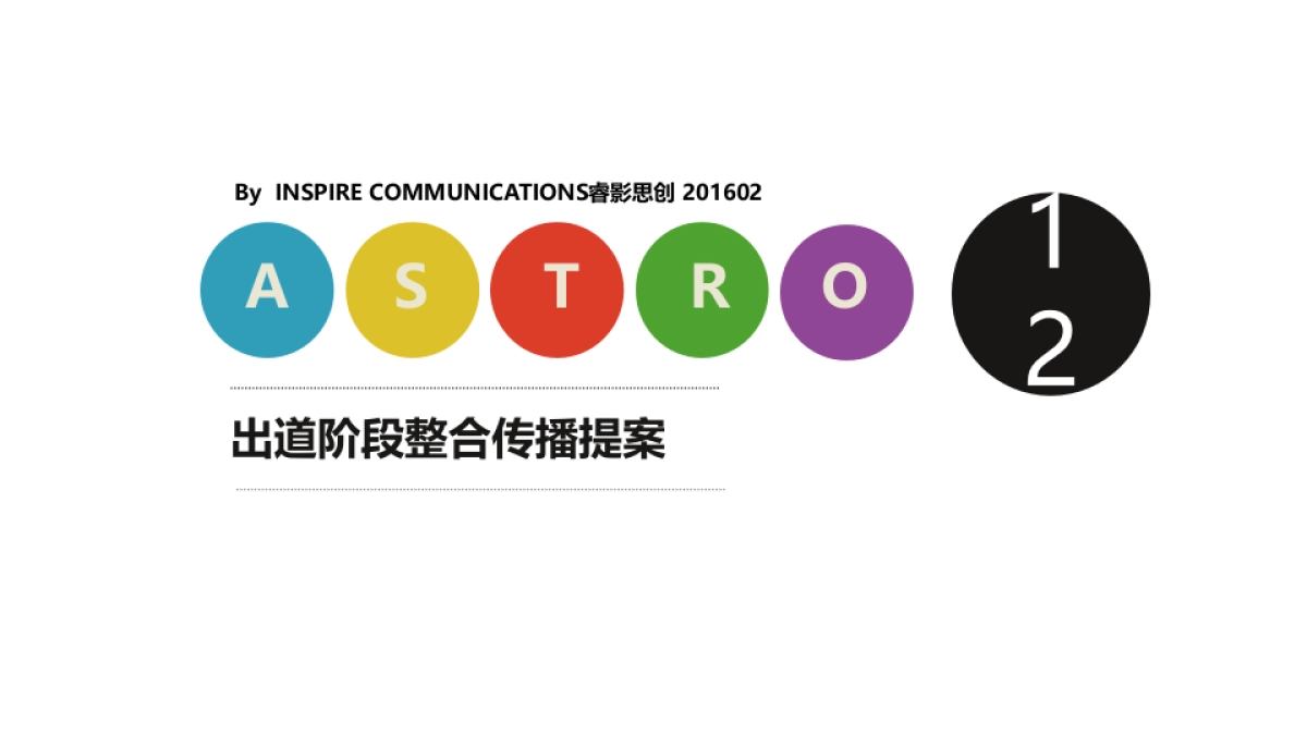 Astro 12 出道整合传播提案_睿影思创_第1页