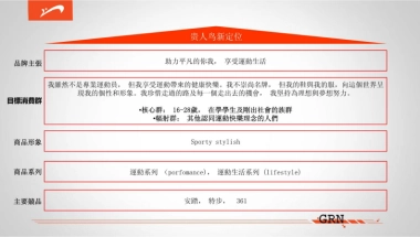 贵人鸟品牌升级规划提案