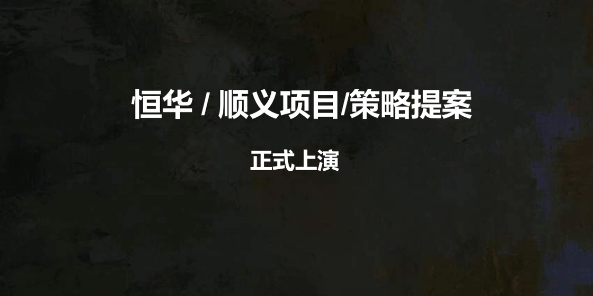 恒华北京顺义项目策略提案_第2页