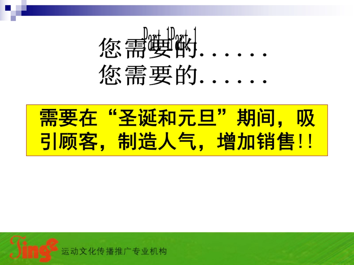 快乐圣诞元旦购物节促销提案书_第2页