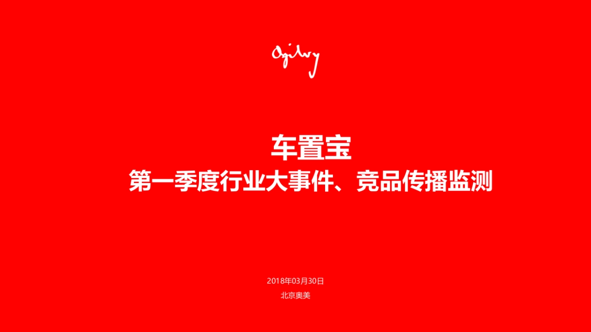 车置宝第一季度行业大事件、竞品传播监测_第1页