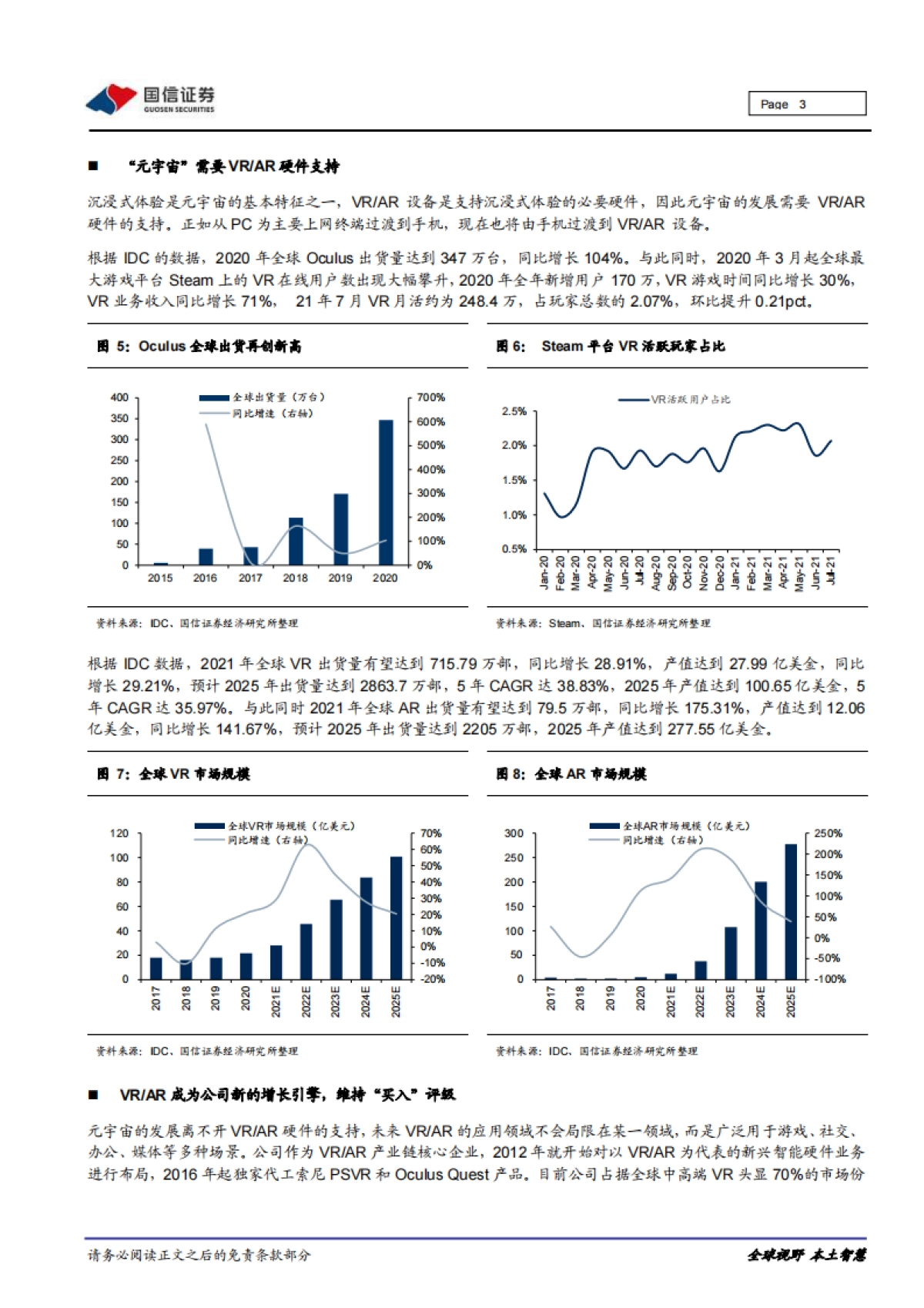歌尔股份 重大事件快评：以VRAR终端构筑步入“元宇宙”之途_第3页