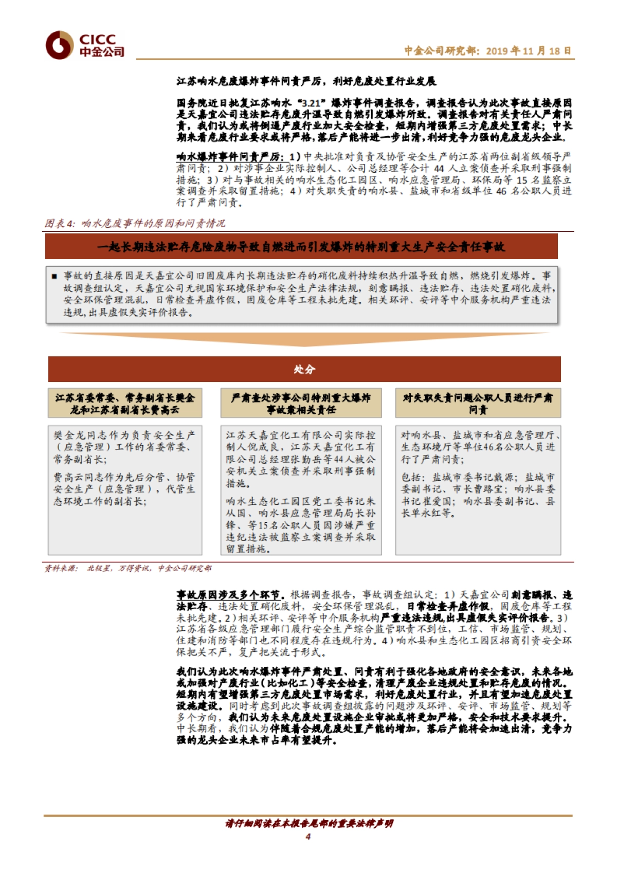节能环保行业：垃圾处理收费制度加速落地，响水事件问责严厉利好危废处置-中金公司-15页_第4页