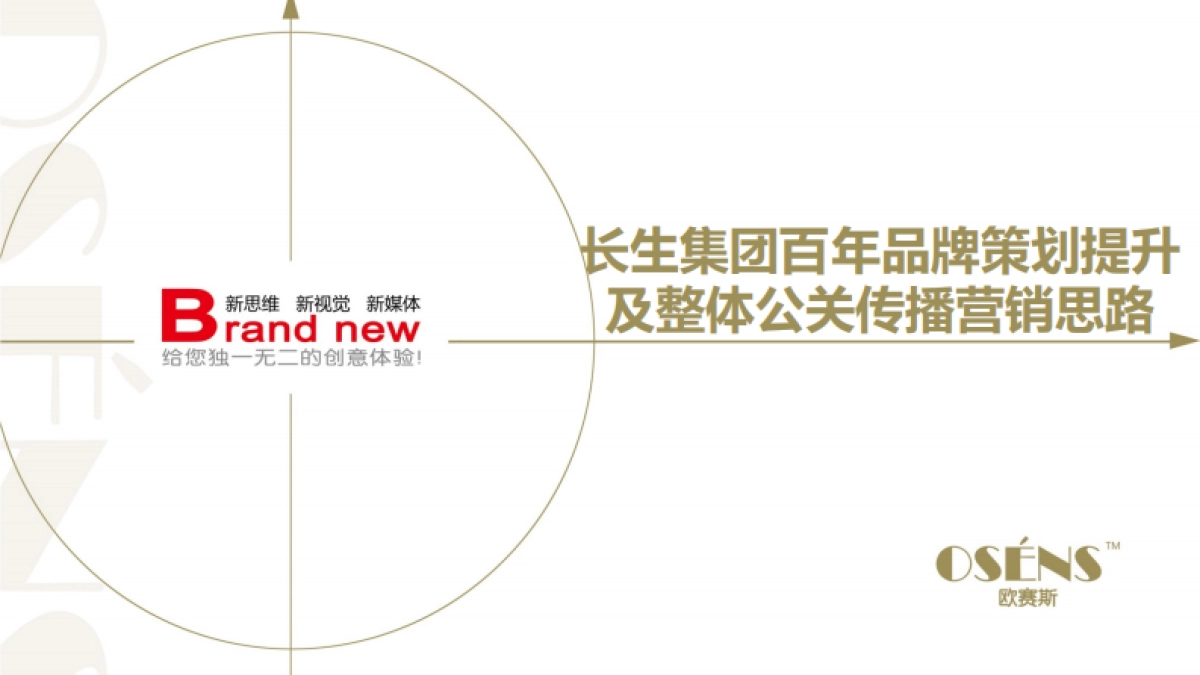 长生集团花生油百年品牌策划提升及整体公关传播营销思路_第1页