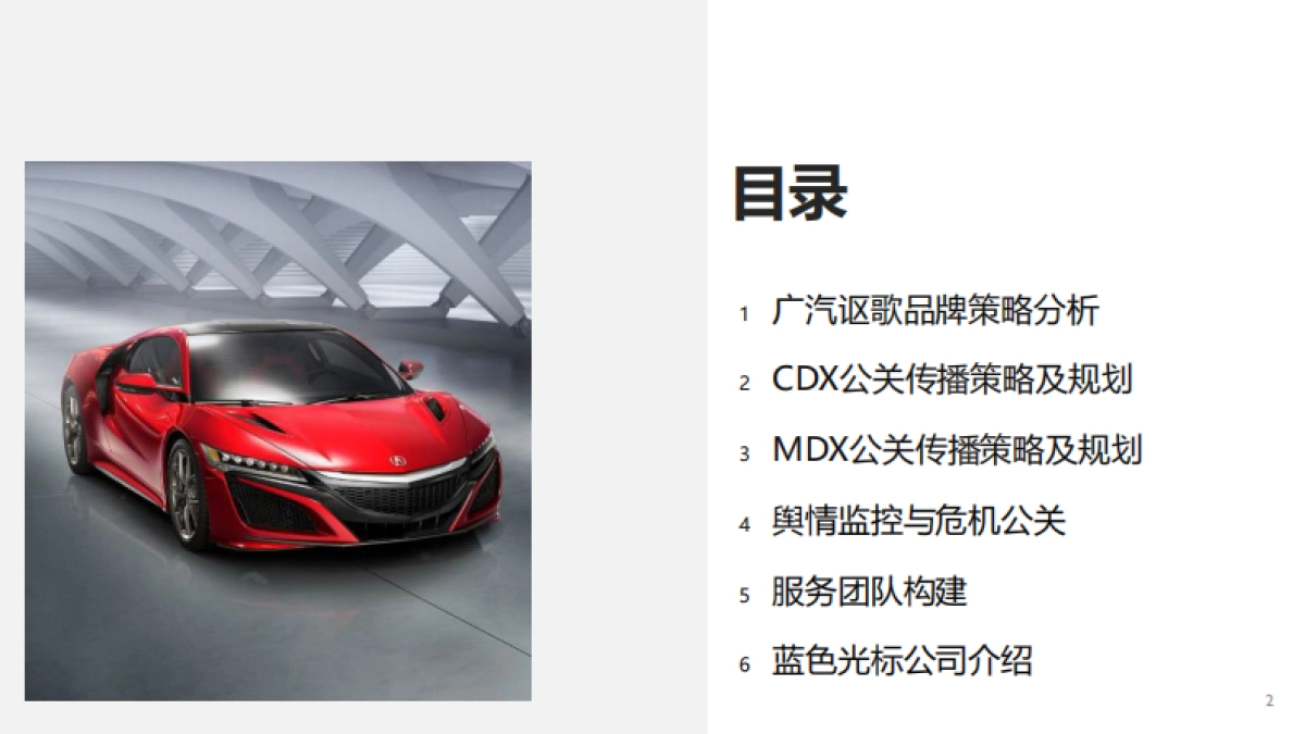 【蓝标】广汽本田汽车讴歌Acura年度公关代理传播竞标方案_第2页