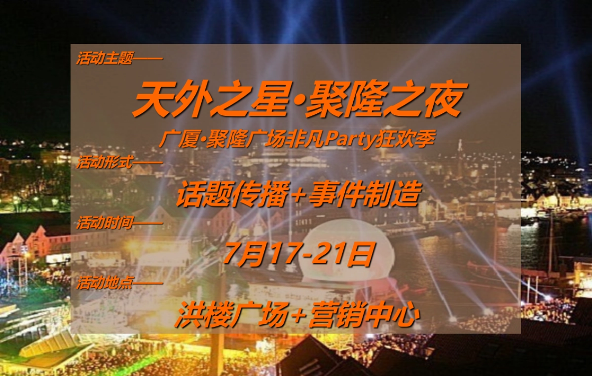 广厦聚隆广场市场公关整合思路案_第5页