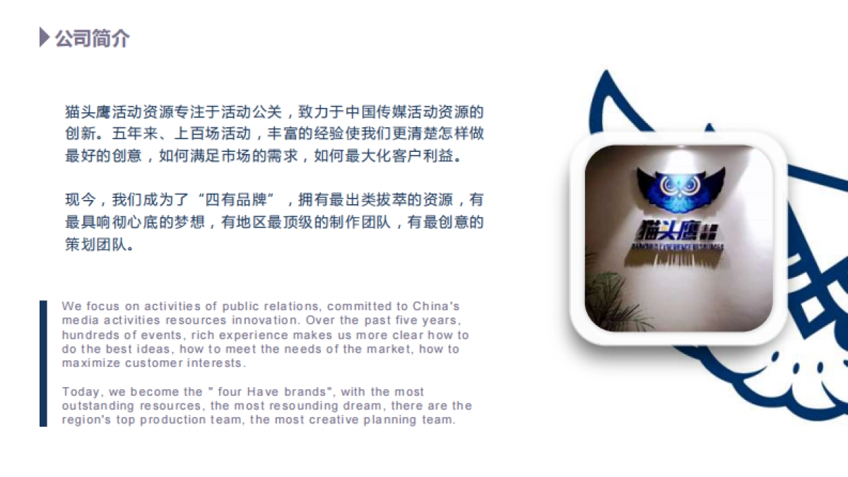 猫头鹰活动资源 公司介绍_第2页