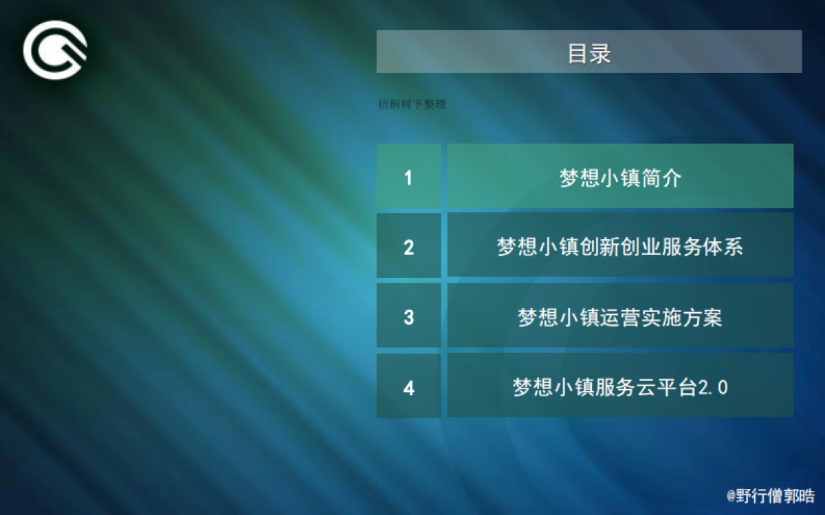 梦想小镇创业服务平台简介_第1页