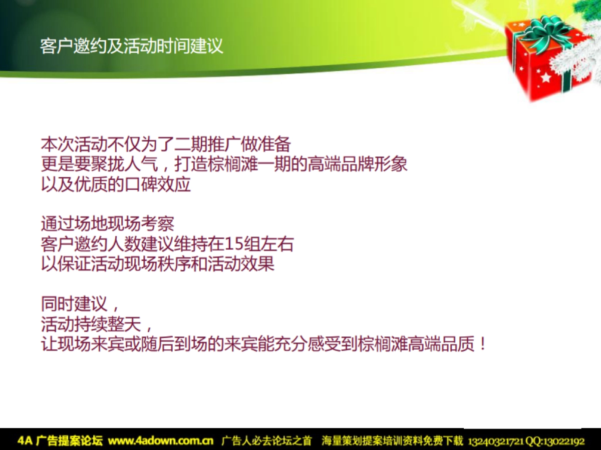 2010棕榈滩别墅圣诞活动包装建议-22p_第3页