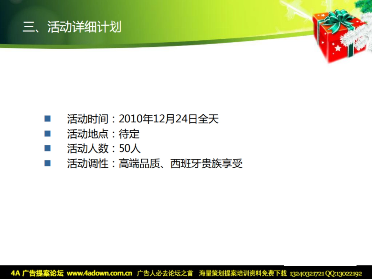 2010棕榈滩别墅圣诞活动包装建议-22p_第4页