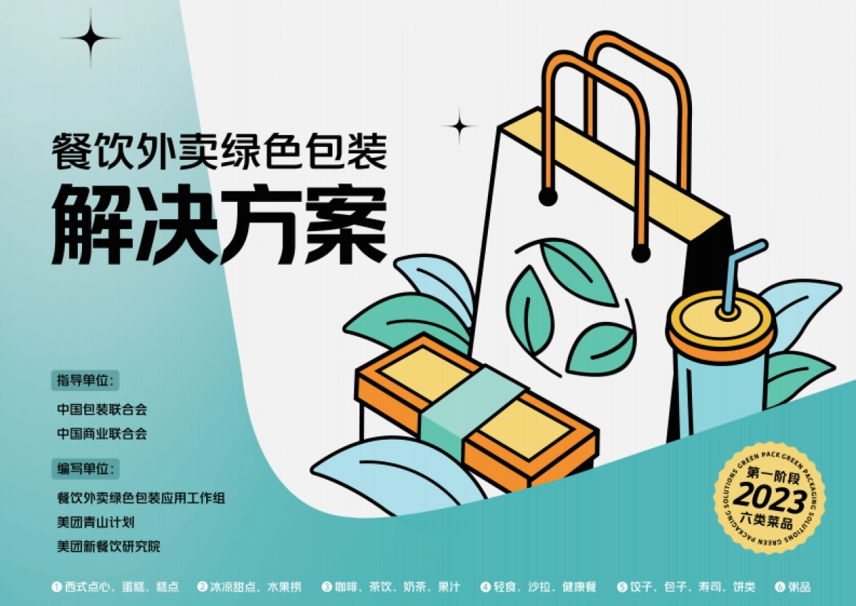 餐饮外卖绿色包装解决方案-美团&青山计划_第1页