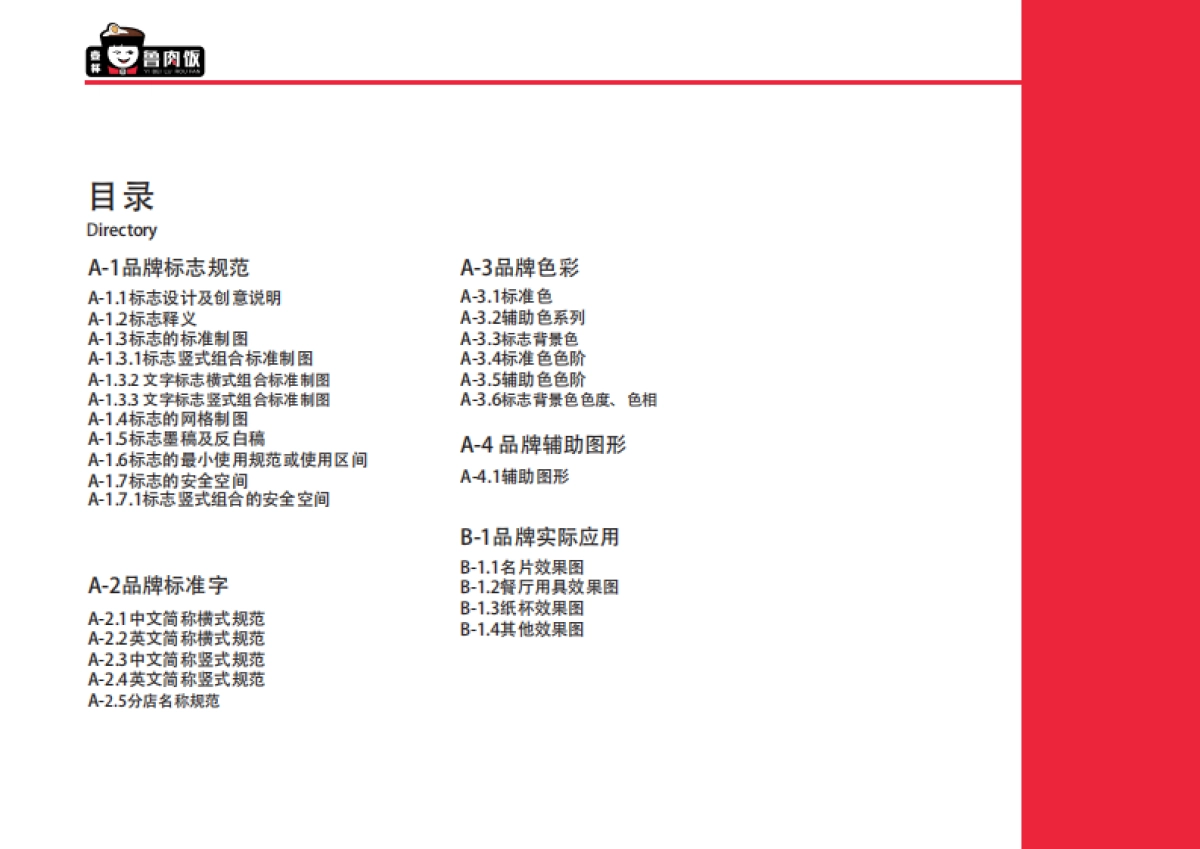 壹杯鲁肉饭VI设计手册_第2页