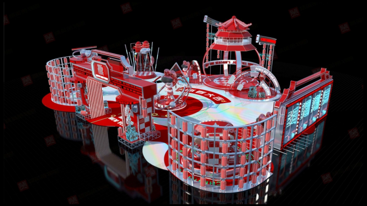 宇宙漫游局兔年春节美陈包装设计方案-21P_第8页