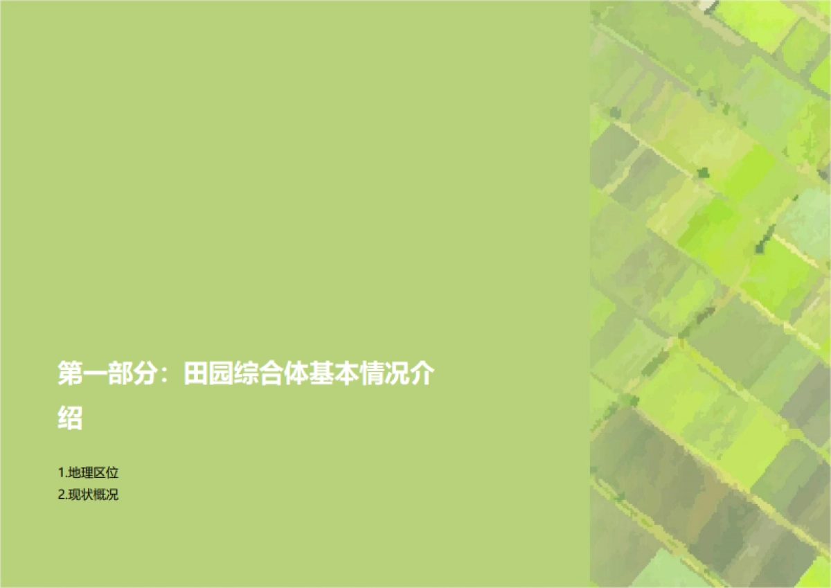 陕西荆川田园综合体建设项目规划设计（陕西省院）_第3页