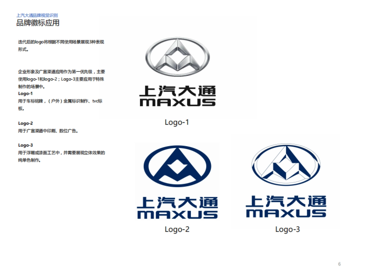 上汽大通品牌视觉识别系统指南_第6页