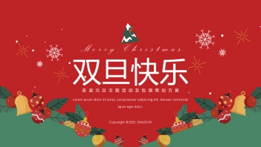 2021圣诞元旦系列（双旦星愿 乐享天澜主题）活动及包装策划方案