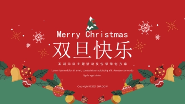 地产项目圣诞&元旦系列“双旦星愿 乐享天澜”主题包装及活动策划方案