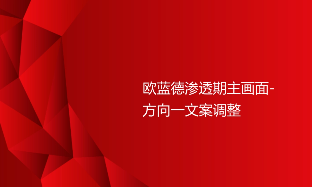 欧蓝德渗透期主画面设计方向以及文案调整_第1页