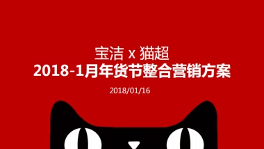 宝洁 x 猫超 2018-1月年货节整合营销方案