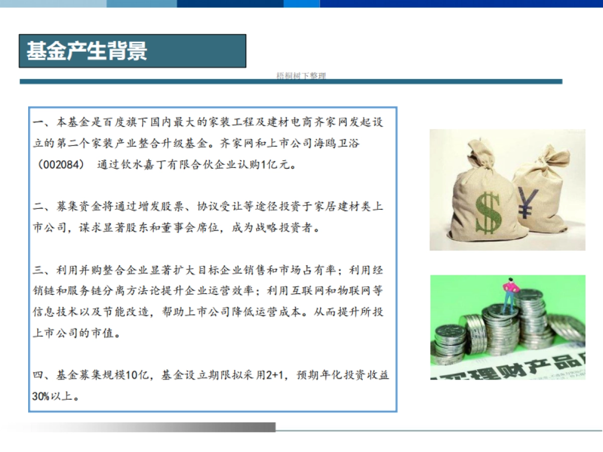 家装产业整合市值管理基金说明书_第4页