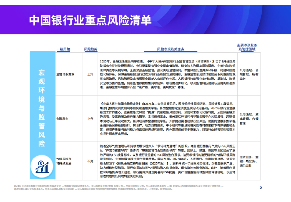 2026年中国银行业风险雷达图-毕马威.pdf_第5页