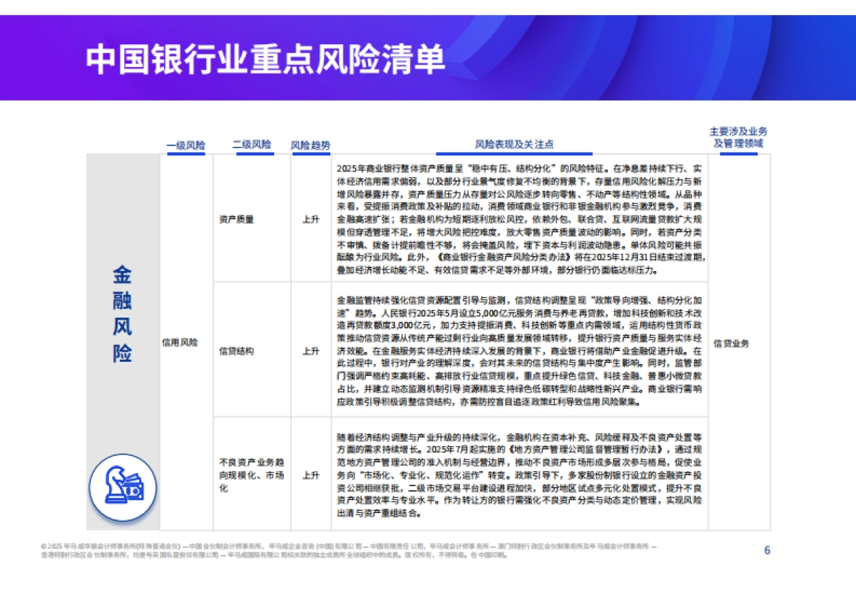 2026年中国银行业风险雷达图-毕马威.pdf_第6页