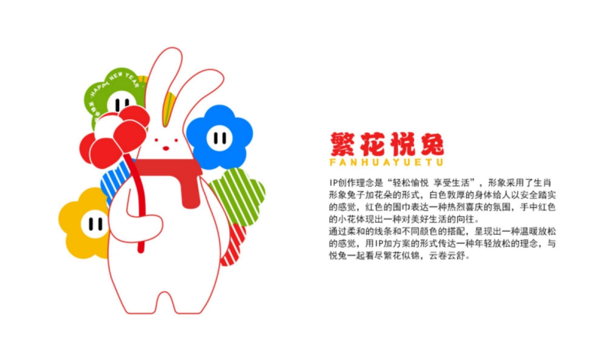 兔年IP繁花悦兔新年春节美陈设计方案-60P_第4页