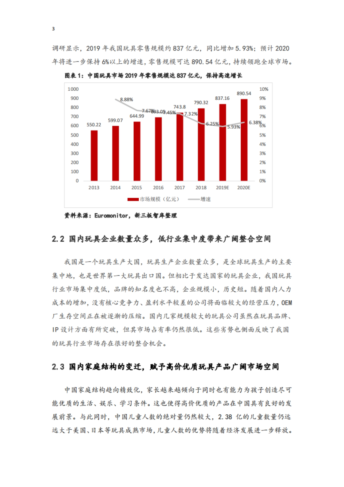 玩具行业：规模增速领跑全球，建设自有IP是竞争关键_第3页