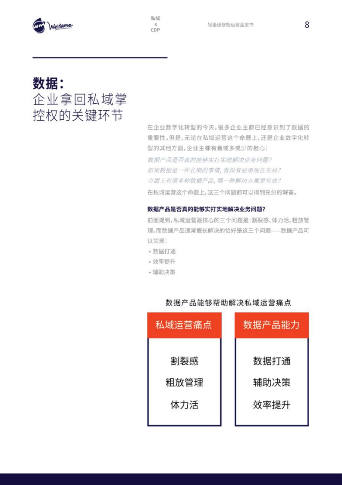 蓝色光标：私域xCDP：轻量级智能运营蓝皮书_第8页