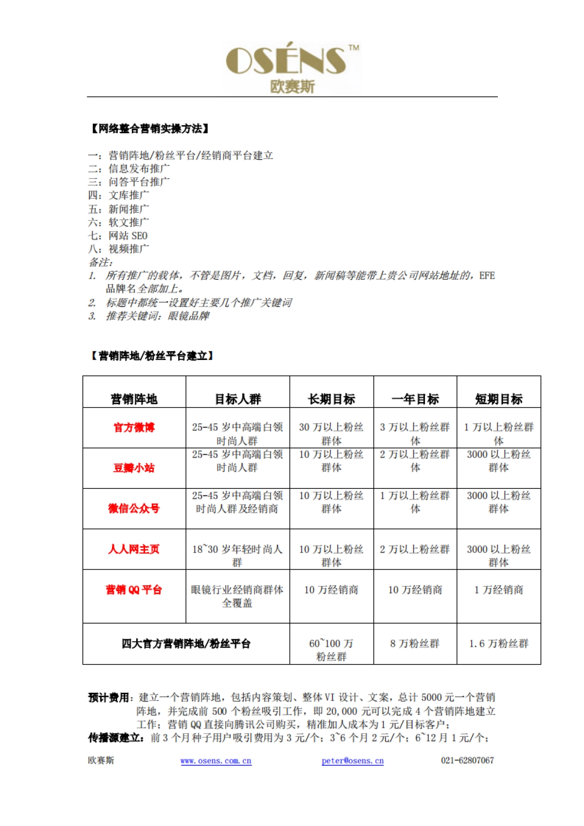 欧赛斯丝蓓尔家纺品牌线上网络口碑营销方案_第4页