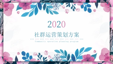 2020地产项目社群运营策划方案
