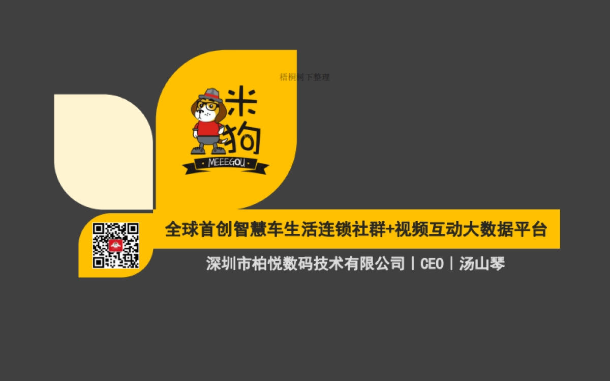 米狗智慧车生活全球连锁社群平台商业计划书_第1页