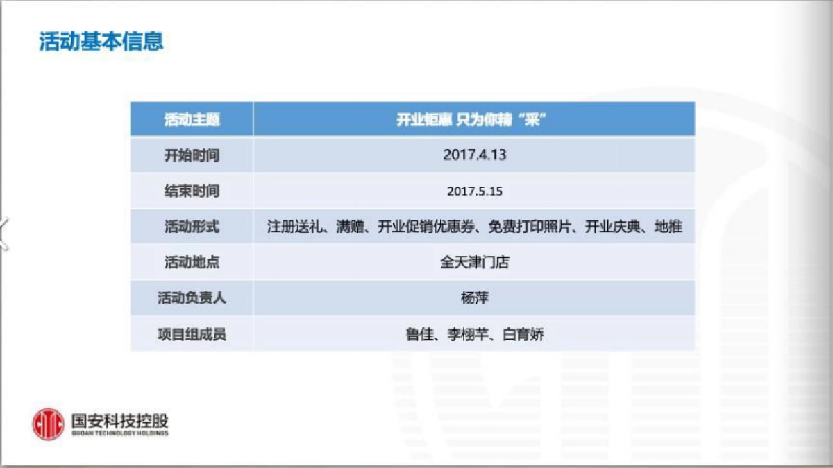 2017国安社区天津站开业促销营销执行方案_第4页