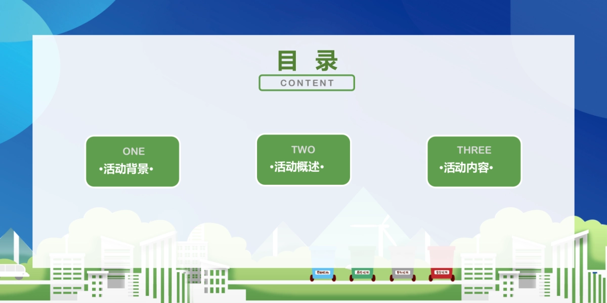 2022政府生活垃圾分类进社区（拥抱绿色生活主题）活动策划方案-49P_第2页