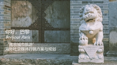 南京城市旅游海外社交媒体营销策划案