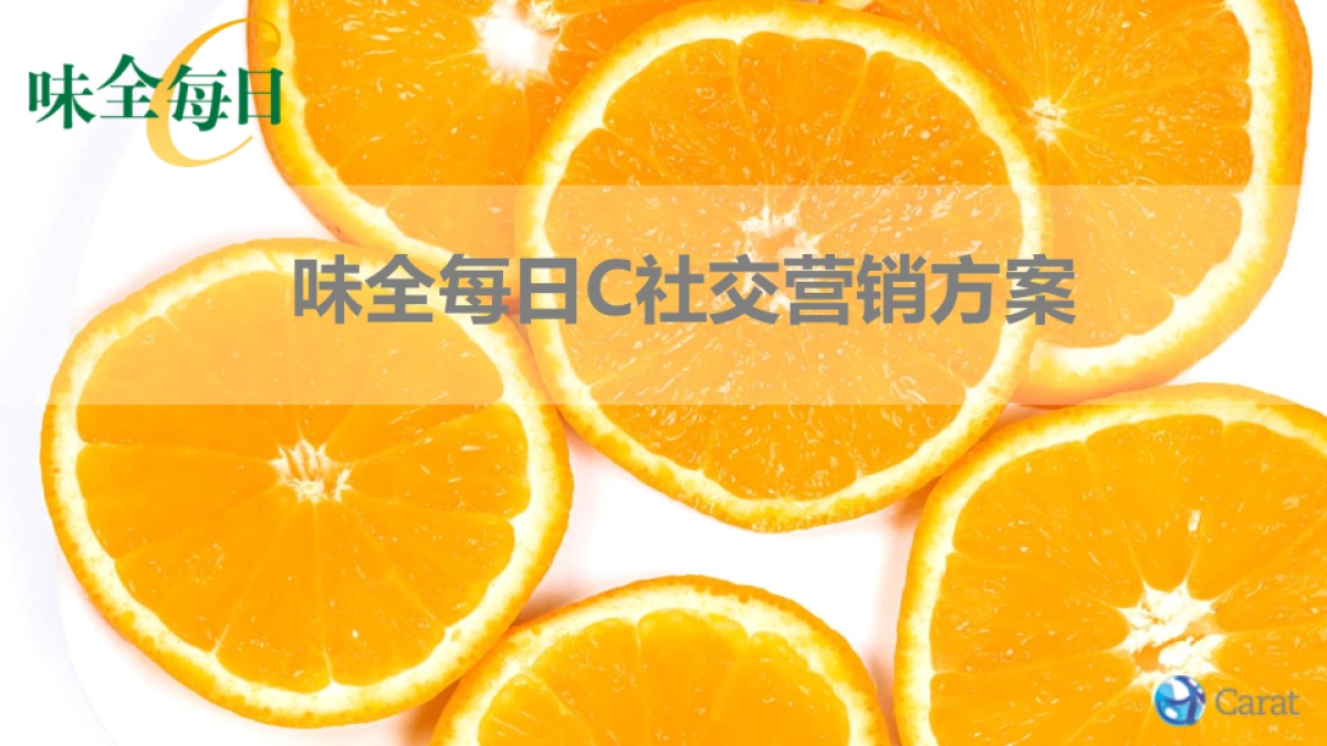 味全每日C社交媒体方案_第1页