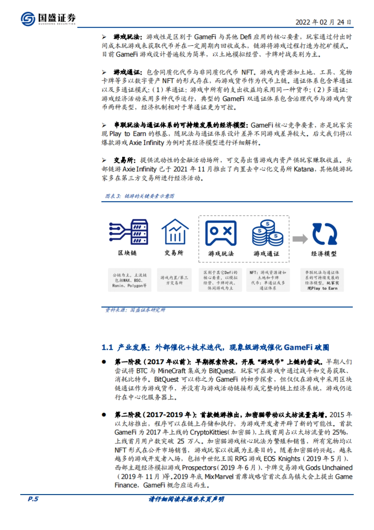 国盛证券-传媒元宇宙专题二：GameFi深度解析，元宇宙内容雏形显现_第5页