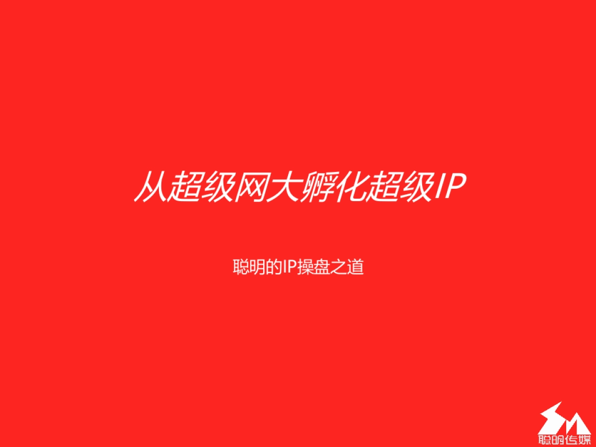 《聪明传媒》一个智造精品内容的IP操盘手商业计划书_第7页