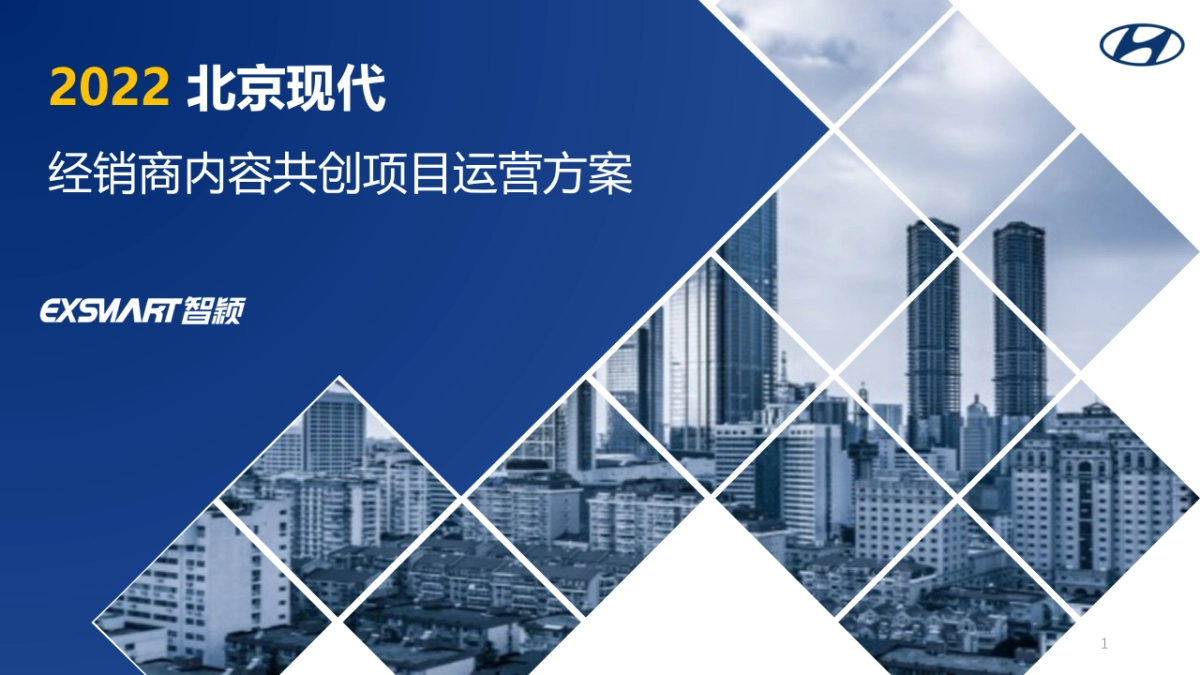 2022年北京现代经销商内容共创项目运营方案_第1页