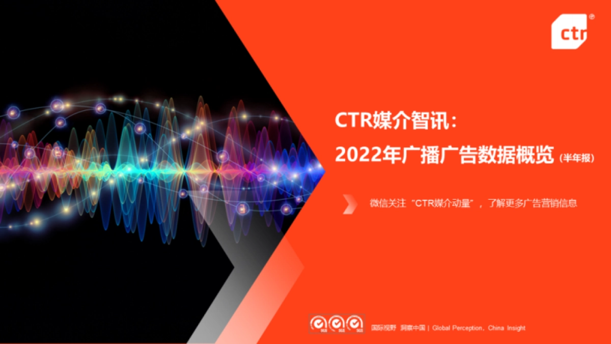 CTR：2022年广播广告数据概览(半年报)_第1页