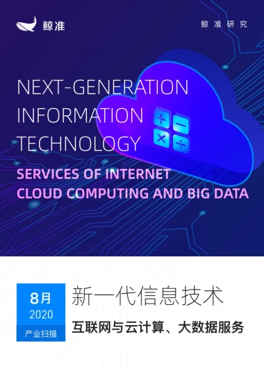 产业扫描，新一代信息技术行业：互联网与云计算、大数据服务